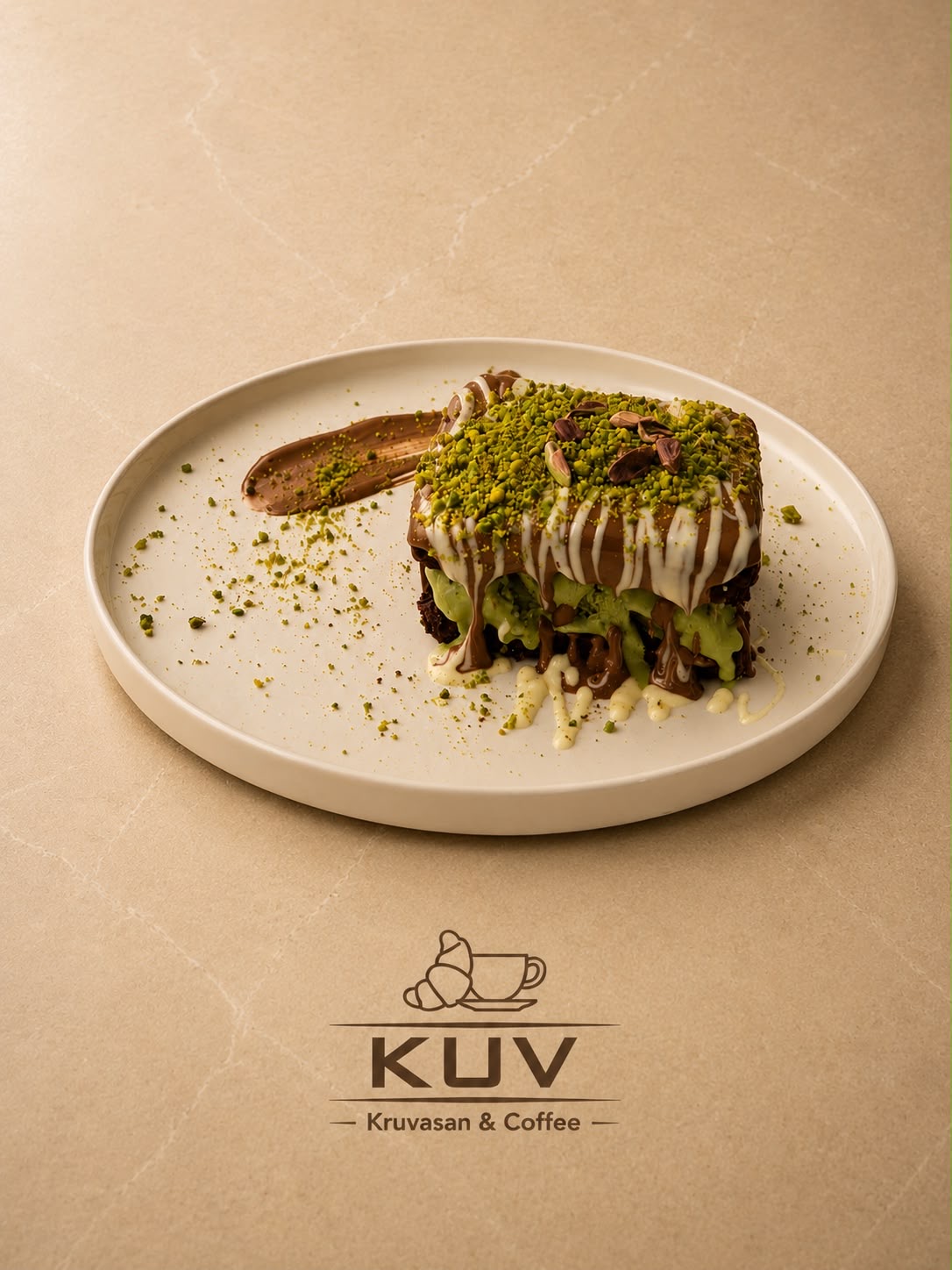 ANTEP FISTIKLI DONDURMALI BELÇİKA BROWNİE
